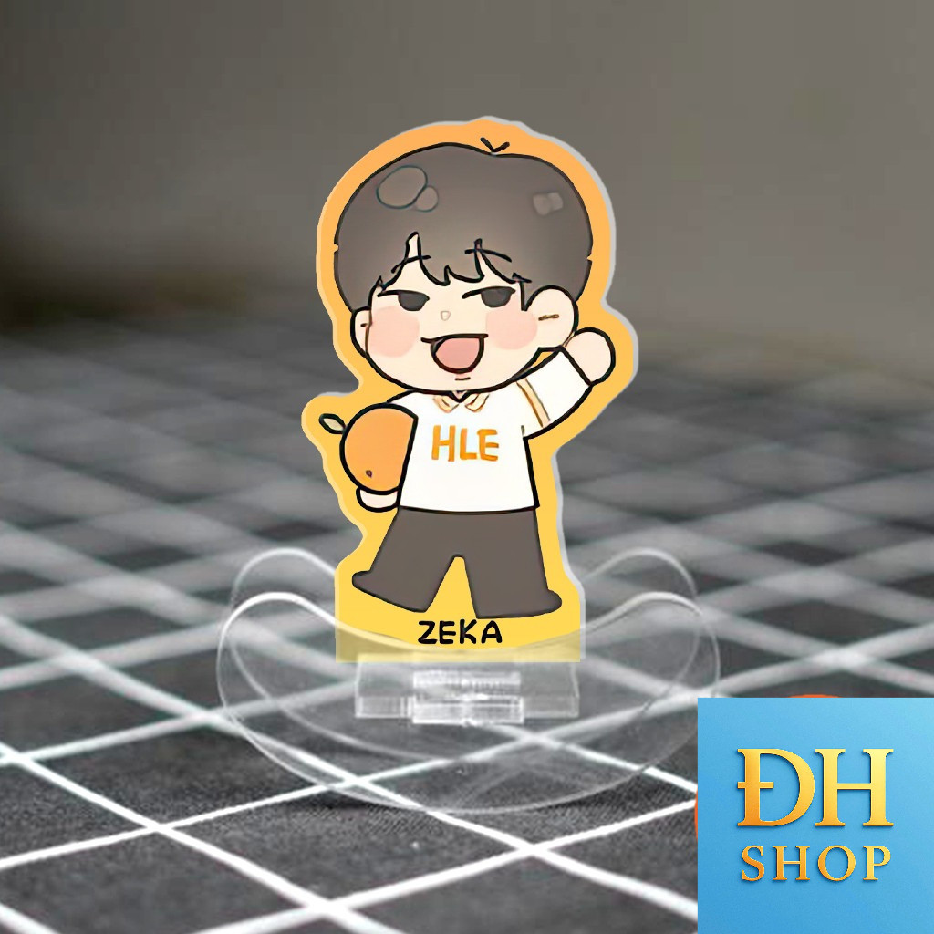 Móc Khoá, Standee, Mô Hình Lắc Lư Hologram HLE25 Zeus Peanut Zeka Viper Delight Chibi Trang Trí Bàn 