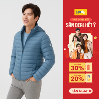  Áo khoác phao nam YODY siêu nhẹ giữ ấm tốt mũ có thể tháo rời thoải mái mềm mại MCPJ25F036 
