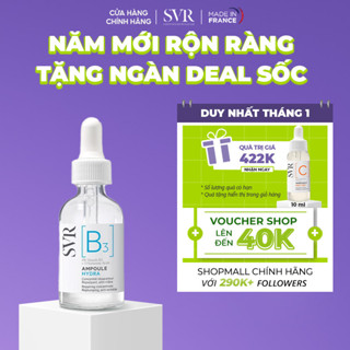  Tinh chất dưỡng da ngăn ngừa nếp nhăn phục hồi da và dưỡng ẩm cho da SVR  B3  Ampoule Hydra 30ml 