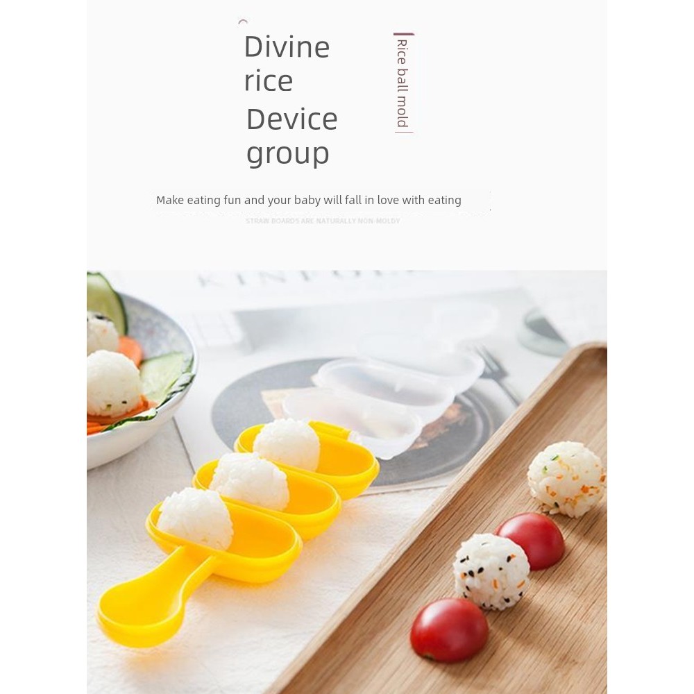 khuôn làm cơm nắm khuôn cơm nắm Khuôn làm cơm nắm lắc lắc cho trẻ em gia dụng