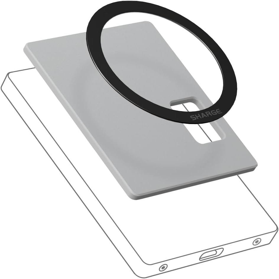 Miếng dán từ tính mô-đun vòng từ tính SHARGE MagSafe, Lắp đặt dễ dàng, Thiết kế bền bỉ để sử dụng lâ