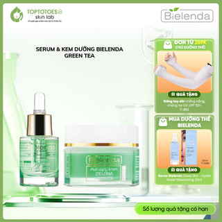   HÀNG NHẬP KHẨU  Serum & Kem dưỡng Bielenda Green Tea kiềm dầu giảm mụn thâm ngừa mụn phục hồi trẻ hoá da 