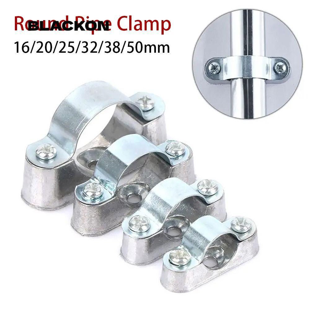 BLACKON 1 Cái -Vỏ mã, 16mm-50mm kèm thẻ vít, Chốt phần cứng Hợp kim nhôm / Kẹp ống cố định bằng thép