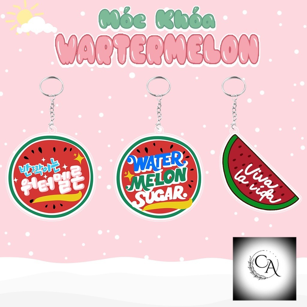 Móc khóa Watermelon K-Drama Twinkling Watermelon Dưa Hấu Lấp Lánh viva la vida đáng yêu dễ thương La