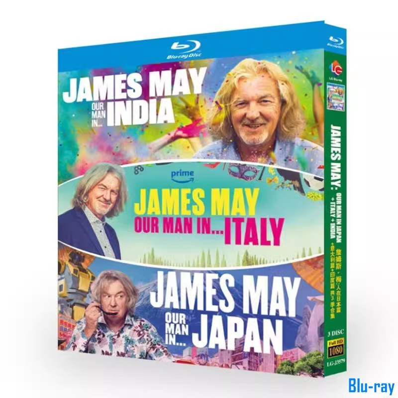 [THƯƠNG HIỆU MỚI SEALED] Phim tài liệu Anh James May: Người đàn ông của chúng tôi ở Nhật Bản / Ý / Ấ