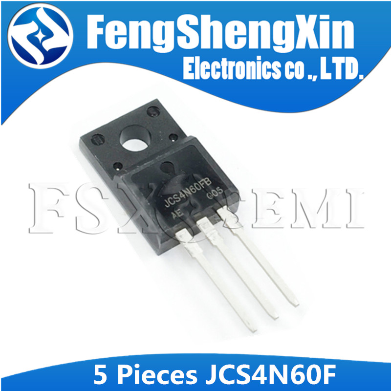 5 chiếc JCS4N60F TO-220F 600V 4A JCS4N60 TO220F 4N60 JCS4N60FB MOSFET