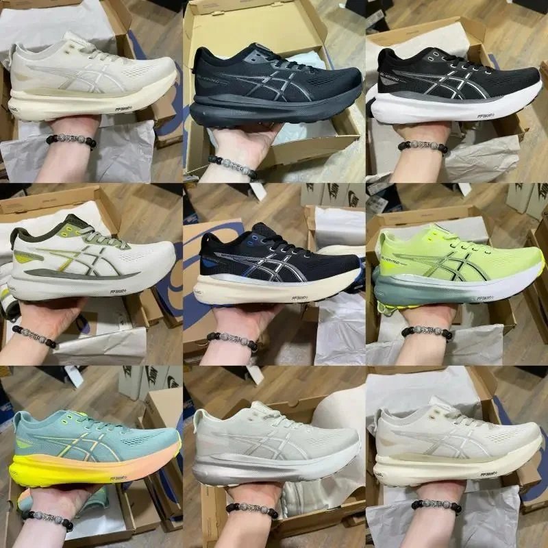 TEE6 ASICS ASICS GEL-KAYANO 31 Series Giày chạy bộ thể thao thông thường đệm nhẹ
