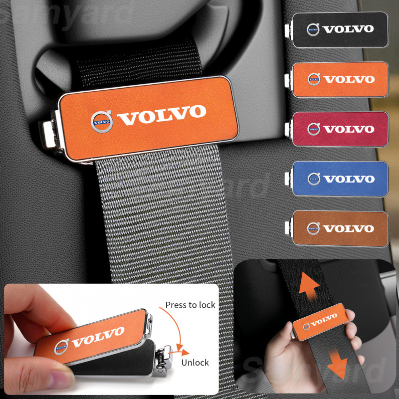 Dây An Toàn Ô Tô Giới Hạn Cố Định Dây An Toàn Điều Chỉnh Nút Chặn Cho Volvo XC40 XC60 XC90 C40 EX30 