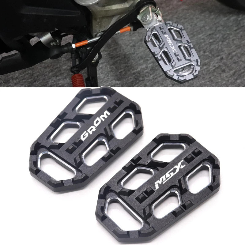 Phụ Kiện Xe Máy Bàn Đạp Chân Trước Phóng To Mở Rộng Chốt Miếng Lót Mở Rộng Cho Xe Honda Grom125 MSX1