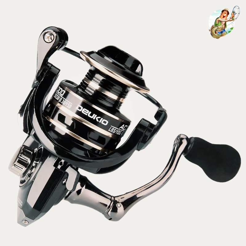 Máy cuộn dây câu kim loạiAC2000-AC7000 Super Light Spinning Fishing Reel Fishing Reel Metal Bait Ree