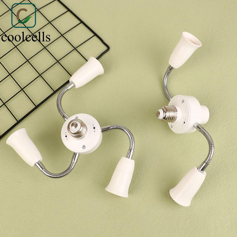 Bộ chia ổ cắm đèn COOLCELLS E27, Bộ chuyển đổi bóng đèn Bộ chuyển đổi giá đỡ đèn E27 linh hoạt, E27 