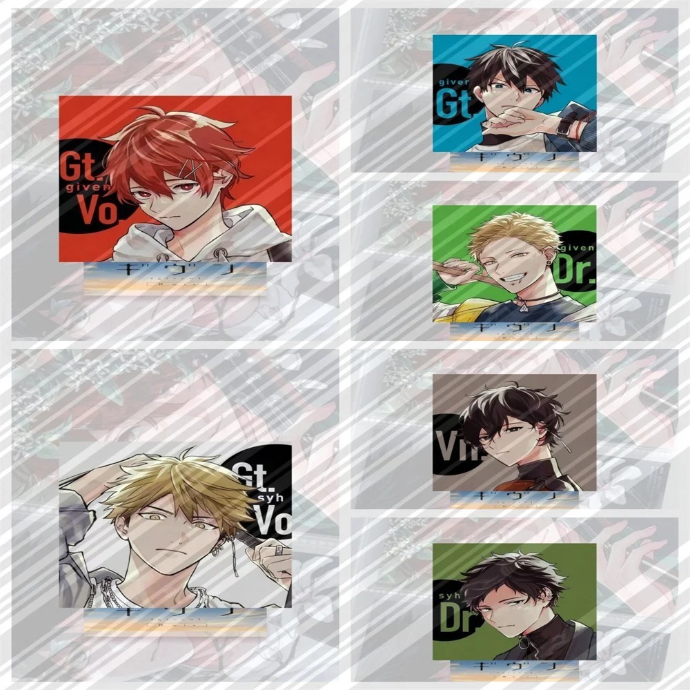 Standee Anime Given Mô Hình Mica 15cm Trang Trí Bàn Học Mafuyu Uenoyama Akihiko Haruki Hiiragi Sưu T