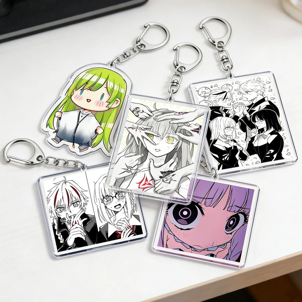 Móc khóa Anime Fate/strange Fake mica acrylic phụ kiện treo balo túi xách trang trí quà tặng fan Man