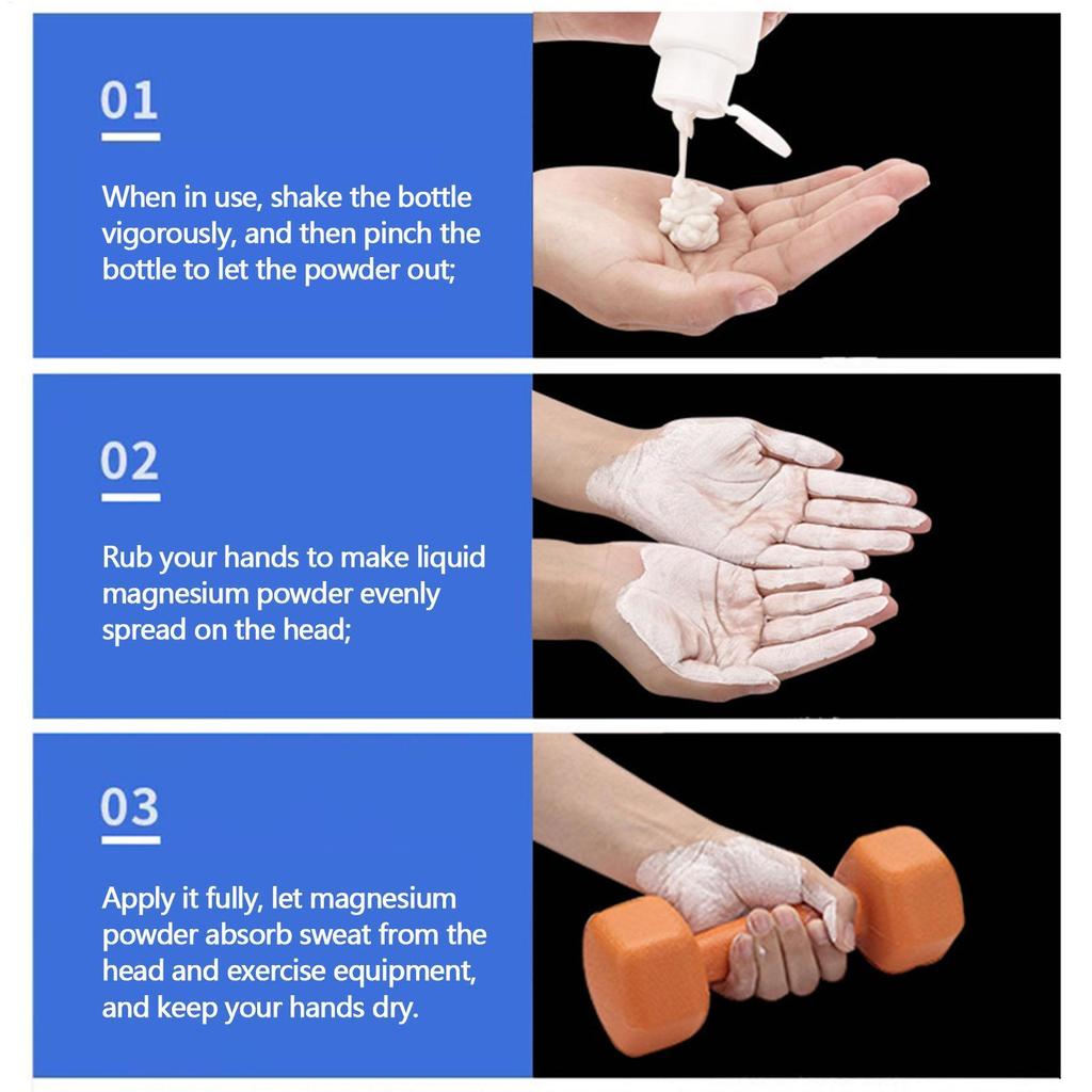 Anti-slip Liquid Chalk Sports Magnesium Powder Anti Slip Powder Liquid Magnesium Fitness Lifting Gri
