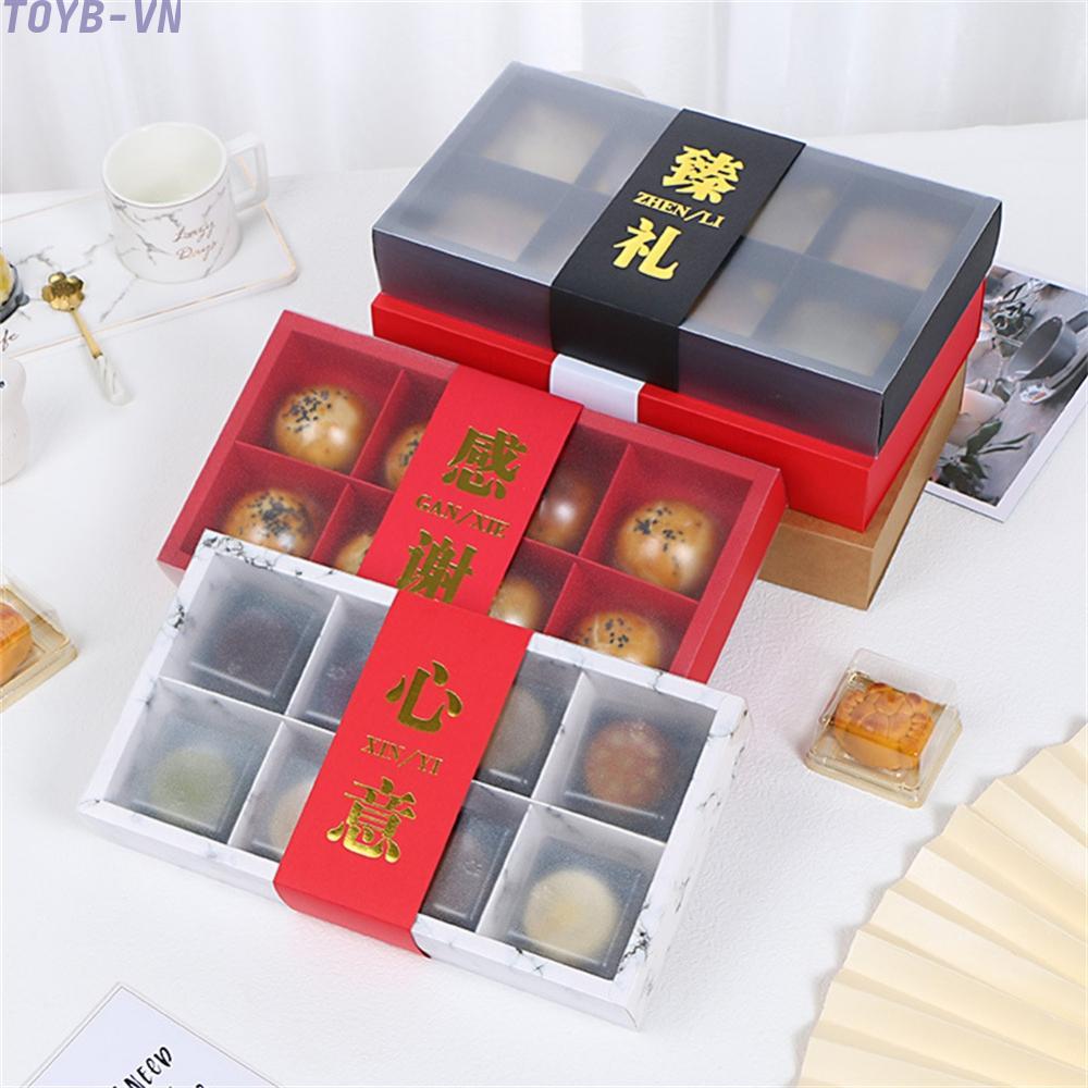 【TOYBOX】8 Unit Paper Cupcake Box for Bakery Packaging and Event Desserts 31.5x17.2x5.2cm