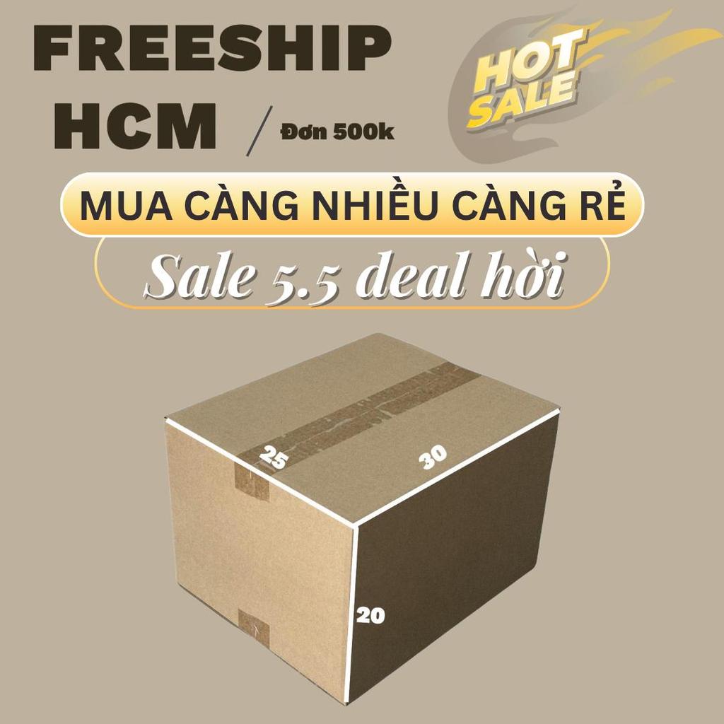 Hộp Carton Thường 30x25x20 Combo 200 Cái