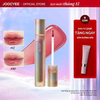  Son Bóng JOOCYEE Spiral Shell Glazed Dưỡng Ẩm Chăm Sóc Môi Căng Bóng Mượt Môi Trong Suốt Lâu Trôi Che Phủ Rãnh Môi Màu Sắc Thời Trang Tự Nhiên 3.5g 