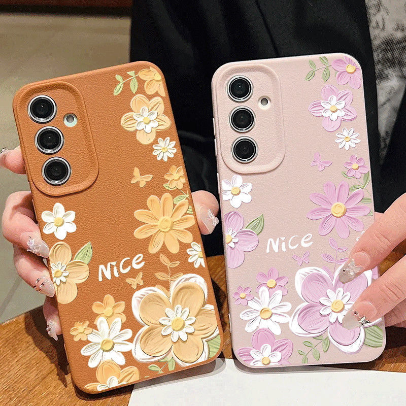 Vỏ hoa màu vàng hồng cho Iphone 17 Pro Max 17 Air 16e 16 Pro Max 15 14 13 12 Pro Max 15 16 Plus 15 +