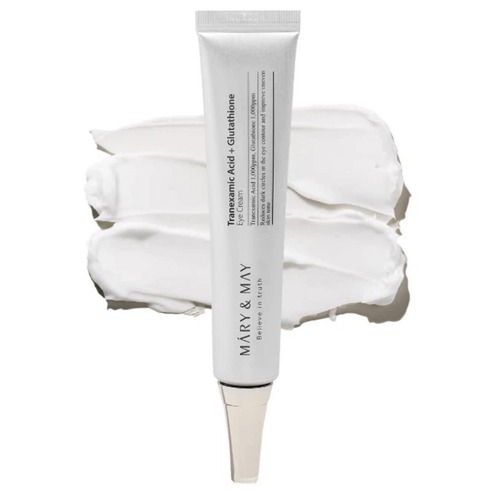 Mary & May Tranexamic Acid + Glutathione Eye Cream Improve Uneven Skin Tone 30ML
