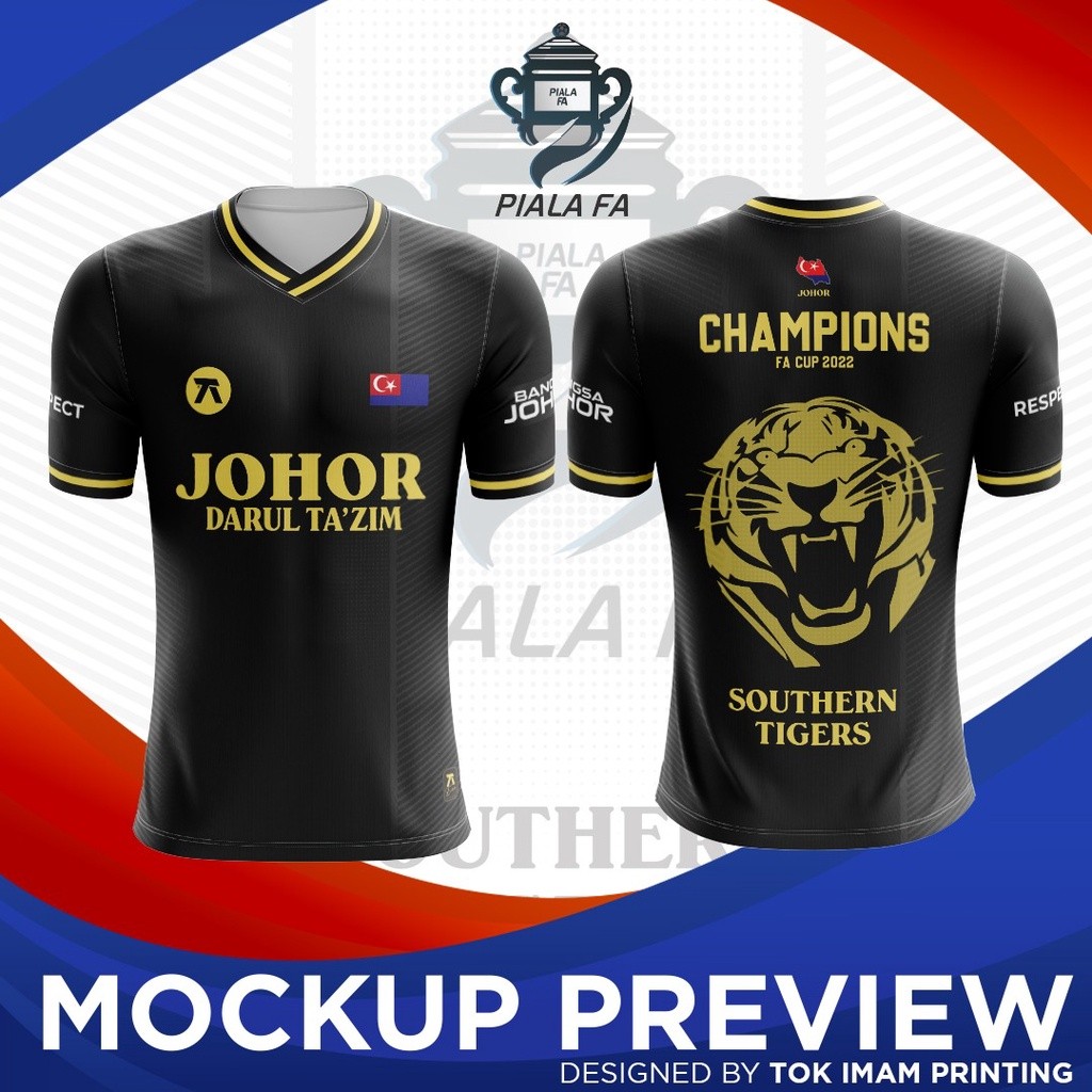 Áo thun Champions Fa Cup Áo thăng hoa Unisex In đầy đủ