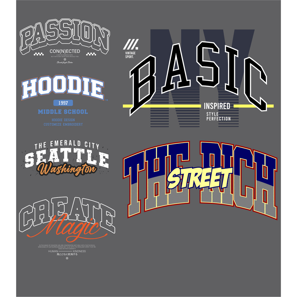 19.12.25 HÌNH IN ÁO dùng bàn ủi ủi được MẪU CHỮ Font varsity, FONT VINTAGE