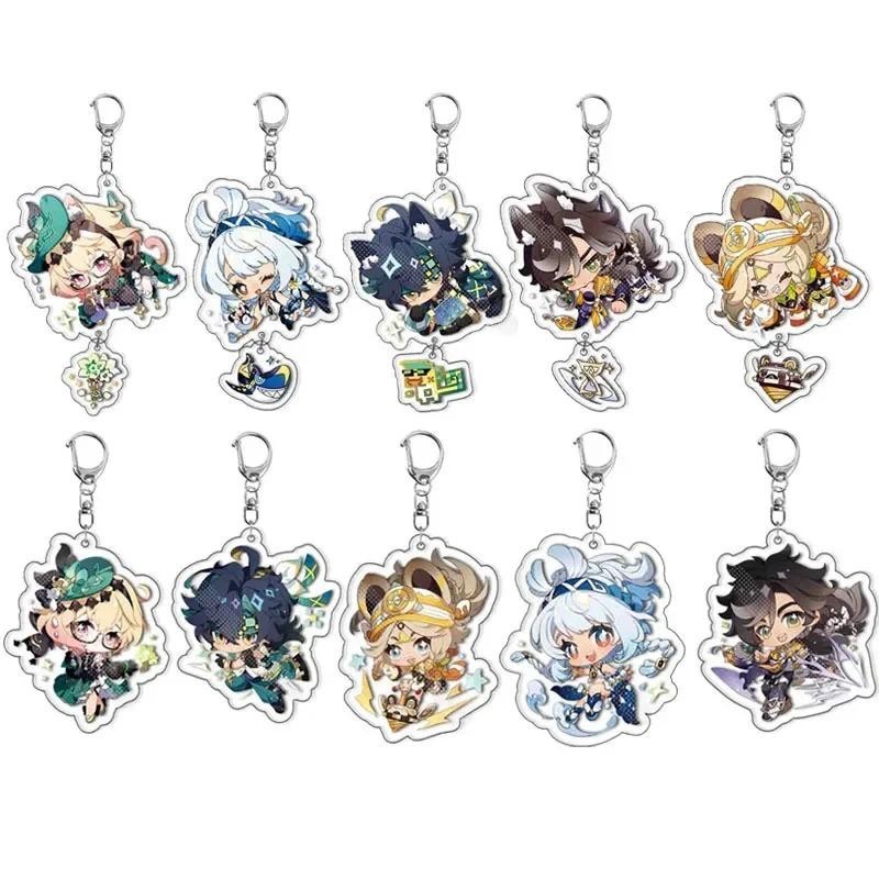 Arcylic Keychain Game Sethos Mualani Kachina Kinich Emilie Cosplay Key Chain Bag Pendant Chaveio For