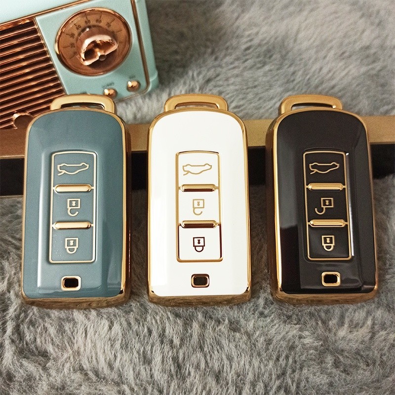Áp dụng mitsubishi TPU Chìa Khóa Xe Ô Tô Cho Mitsubishi Xpander 2023 Outlander ASX Pajero Eclipse Cr