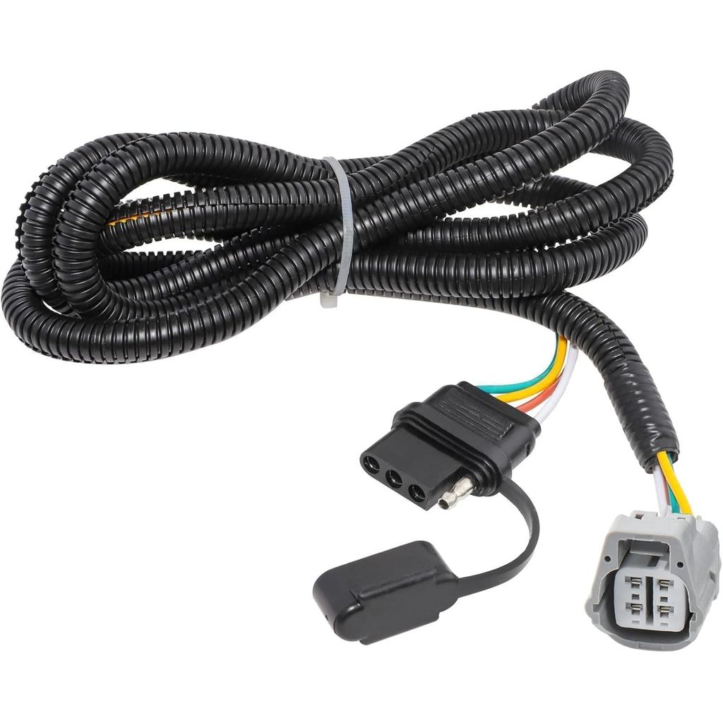 Dây nịt dây kéo 4 chiều MECMO 56083 cho 2020-2024 Toyota Highlander, cho Lexus RX350 & RX450h (2010-2023), Lexus RX350L (2018-2022), Dây kéo phẳng 4 chân (Pac kéo nhà máy