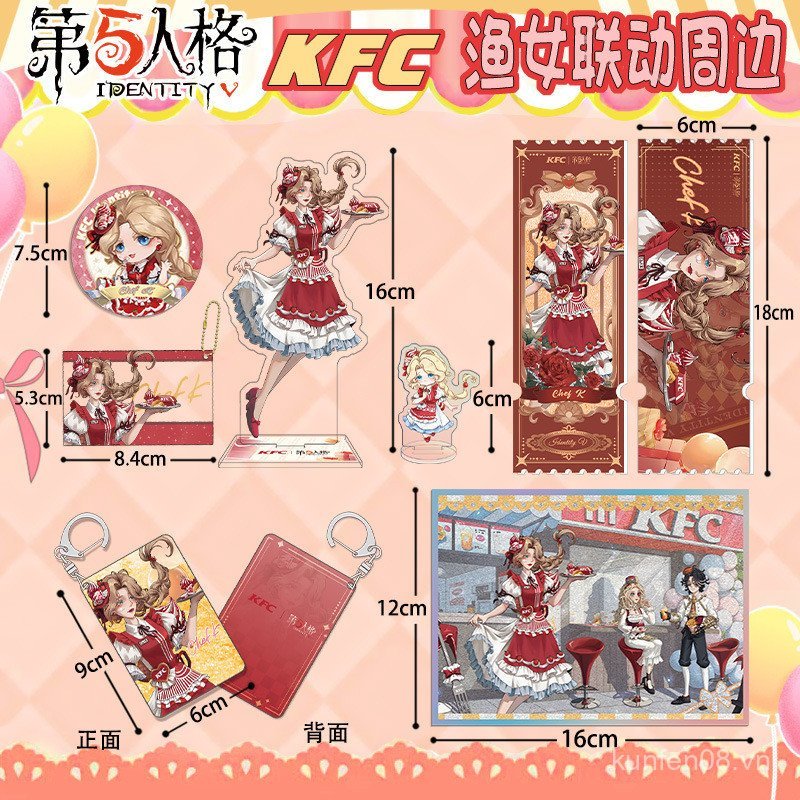 Cá Tính Thứ Năm KFC KFC KFC KFC KFC Liên Kết Ngư Dân Hàng Hóa Acrylic Đứng Thẻ Trong Suốt Thẻ Hạt Ch