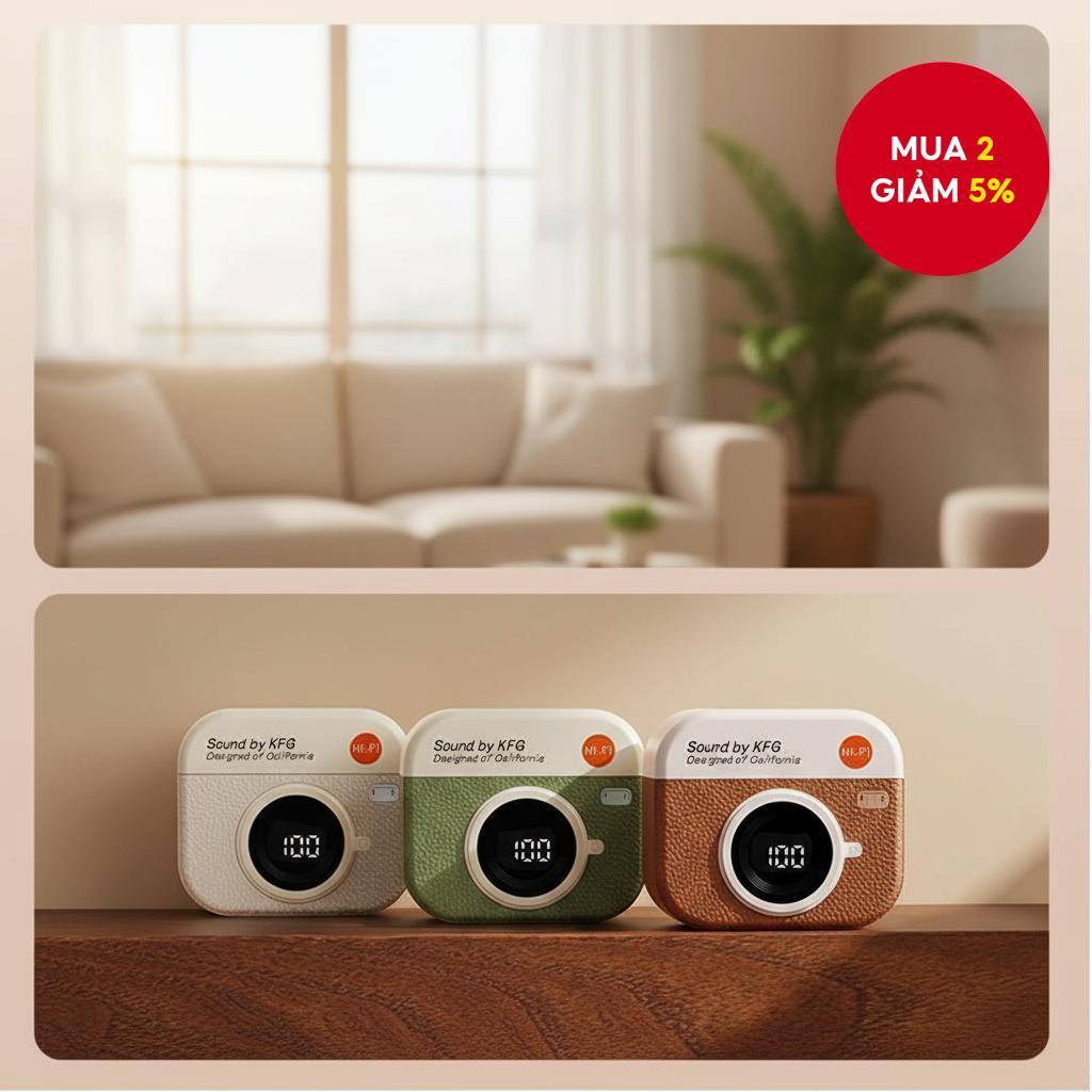 HQAi H12 Tai Nghe Bluetooth Không Dây TWS Hiển Thị LED, Âm Thanh HIFI, Chống Ồn