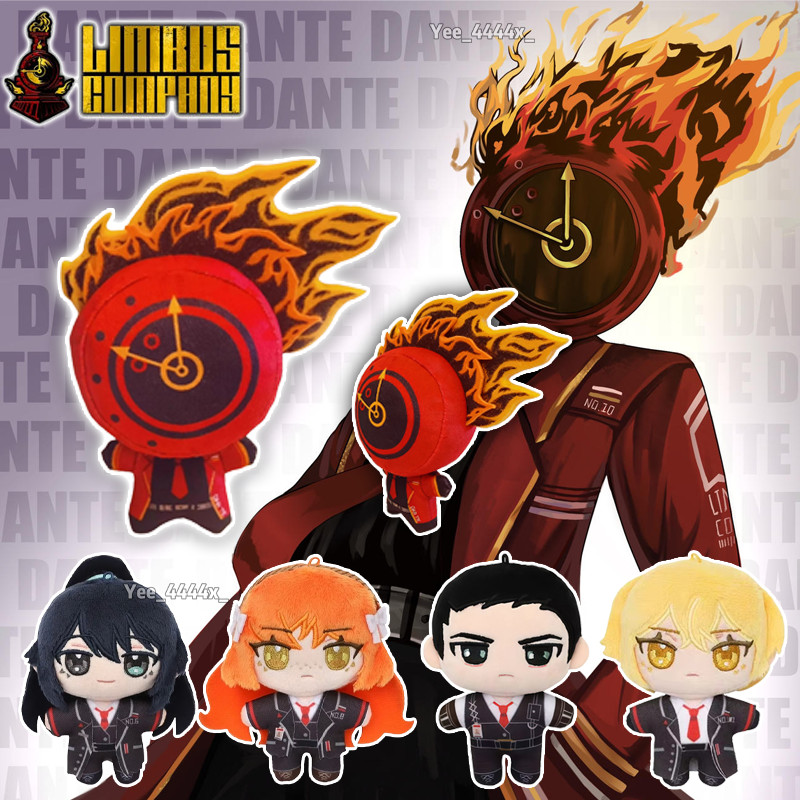 10cm Limbus Company Plushie Hoạt Hình Dante Don Quixote Ishmael Sang Trọng Búp Bê Món Quà Tuyệt Vời 