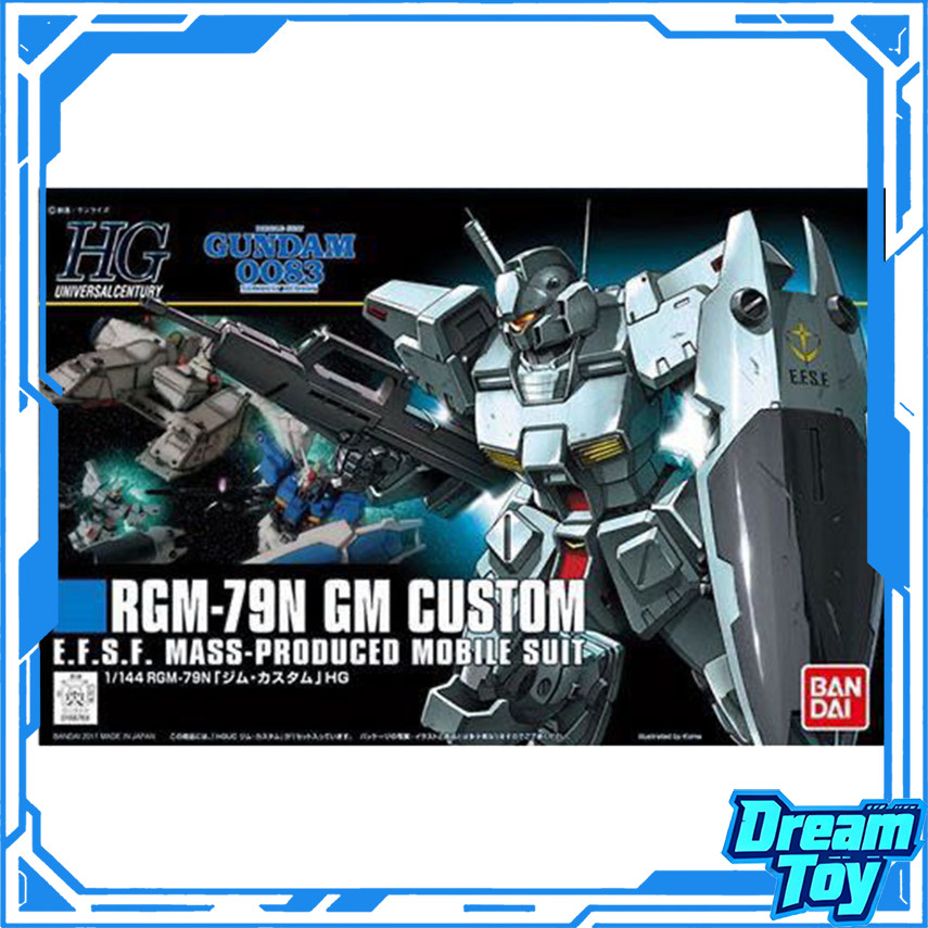 Bandai HGUC RGM-79N GM Custom – E.F.S.F. Bộ đồ di động được sản xuất hàng loạt (Gundam 0083) | Đơn v