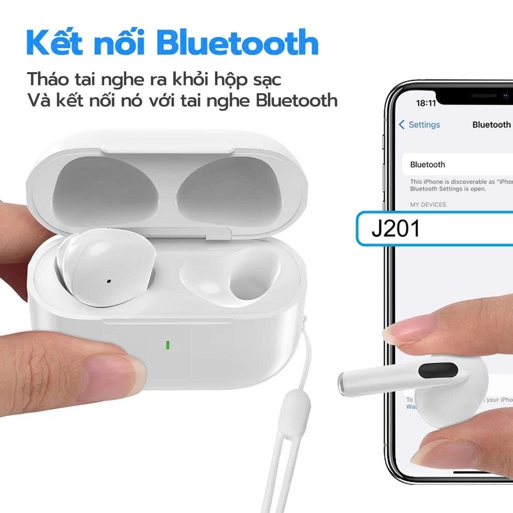 GOOJODOQ J201 IPX5 chống nước, giảm tiếng ồn,tai nghe Bluetooth 5.3 tích hợp micro. | BigBuy360 - bigbuy360.vn