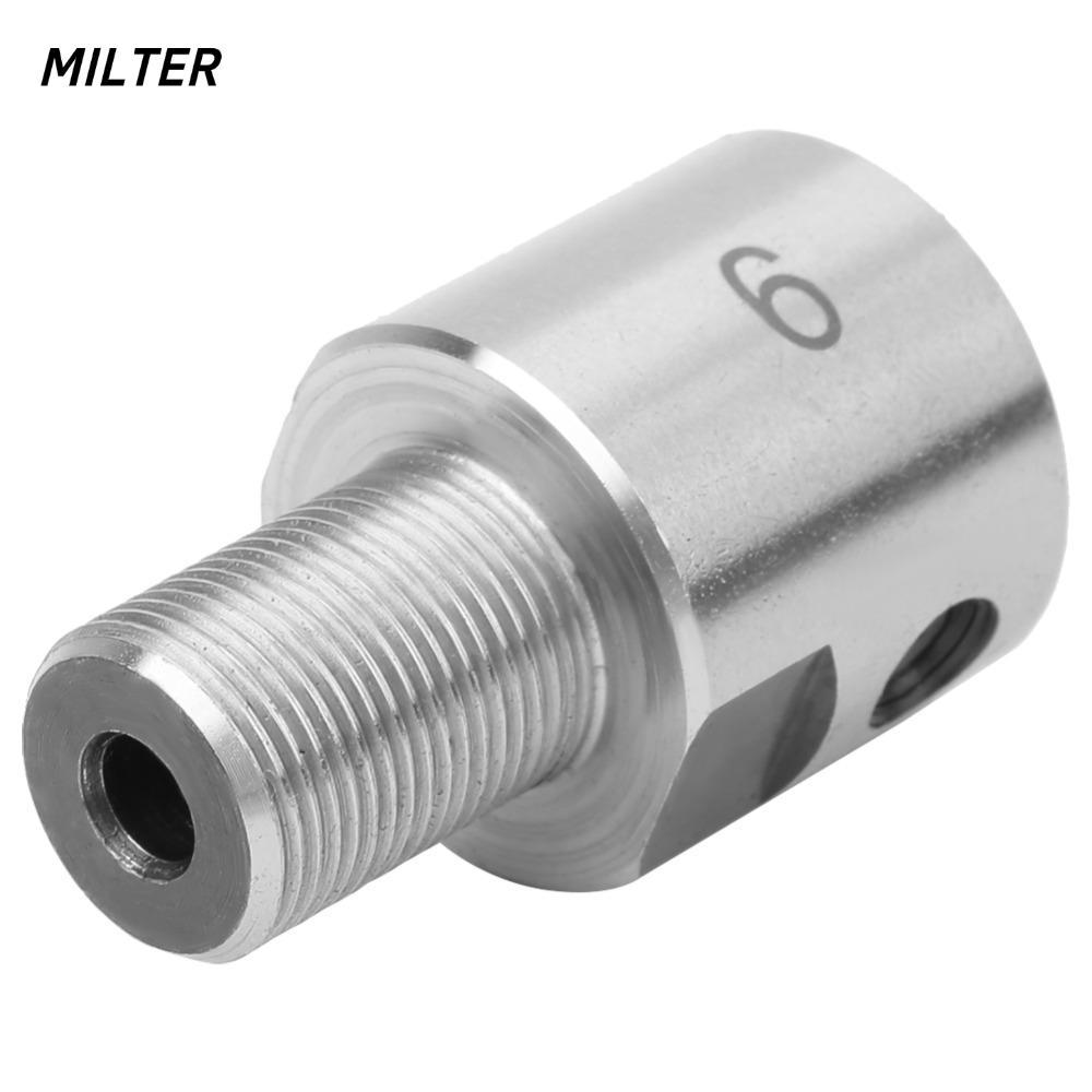Thanh kết nối MILTER Chuck, Bộ chuyển đổi Chuck máy tiện xử lý nhiệt ren M14x1, Đường kính trục 12mm