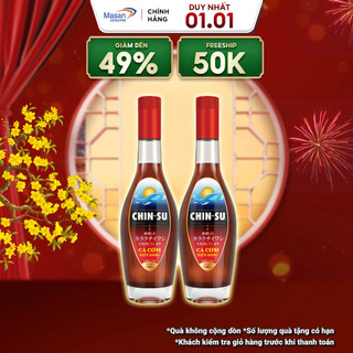  LS  Combo 2 Nước Mắm CHIN-SU Cá Cơm Biển Đông Đang Bán Tại Nhật Bản Chai 500Ml 