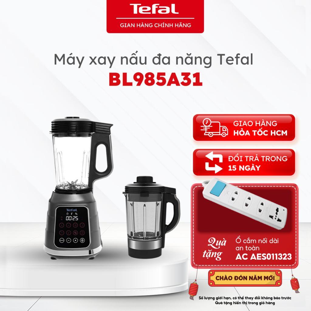 Máy làm sữa đa năng Tefal Ultrablend Boost BL985A31,1300W, xay sinh tố nóng lạnh,2 cối | BH 24 tháng