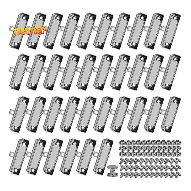 36 Gói Kẹp Clipboard Có Đinh Tán Có Tay Cầm Cao Su Và Lỗ Treo Cho Văn Phòng, Trường Học, Nhà Cho Y T