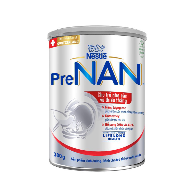 Sữa pre nan (380g) date mới mẫu mới- có ship hỏa tốc HCM