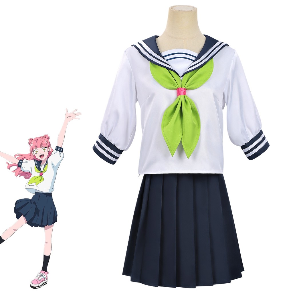 Đồ cosplay đồng phục trường học Suzuki JK thủy thủ, bộ đầy đủ