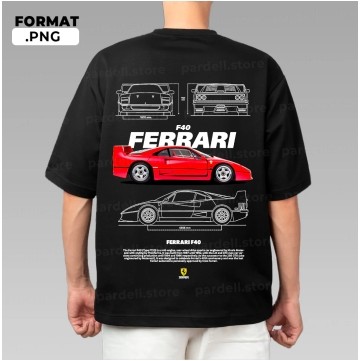 Áo thun Ferrari F40 Jersey