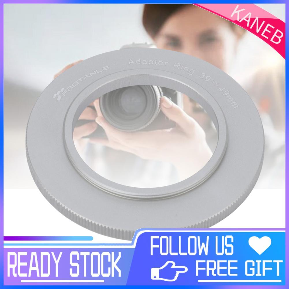 Kanebduk Kanebduk Gugxiom 39mm đến 49mm Bộ chuyển đổi ống kính máy ảnh Bộ lọc Step Up Ring với ren k