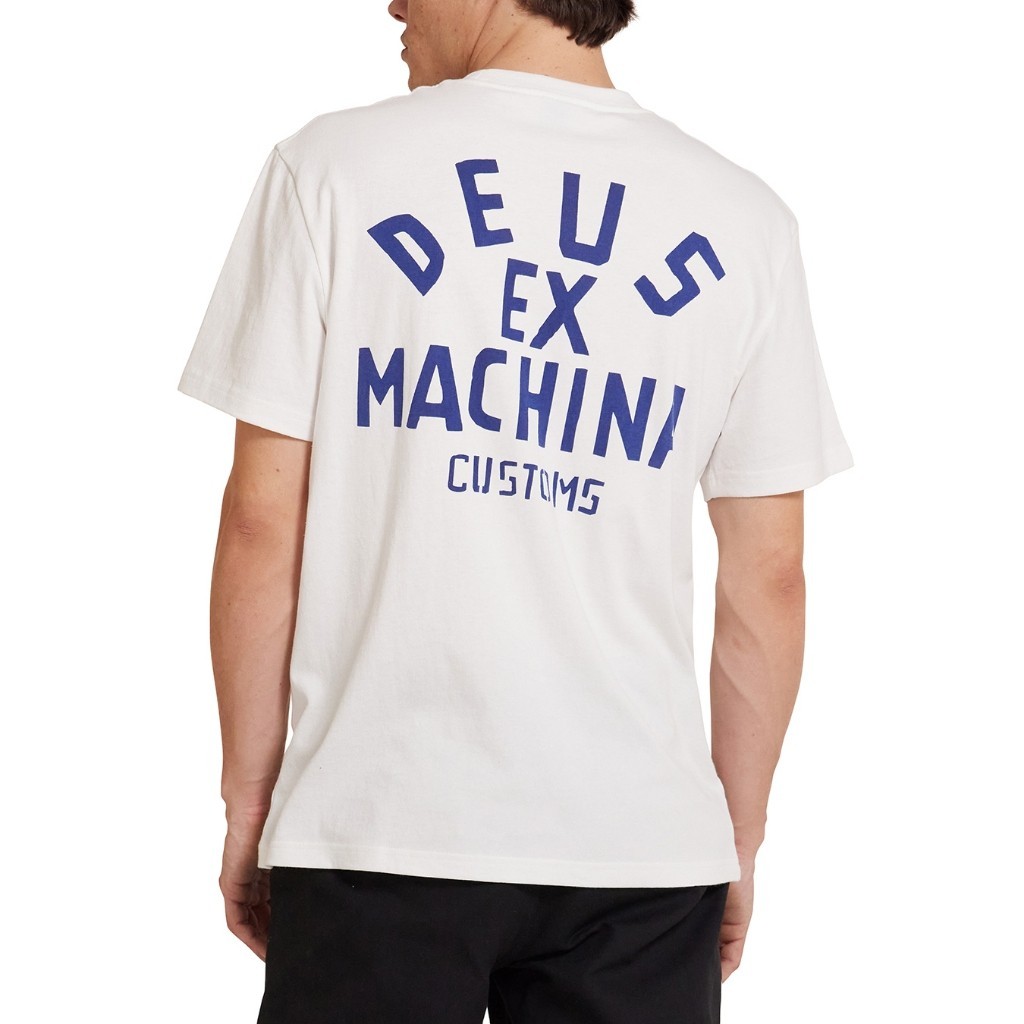 Deus Ex Machina-Áo thun ngắn tay in chữ phong cách mớiXS-3XL