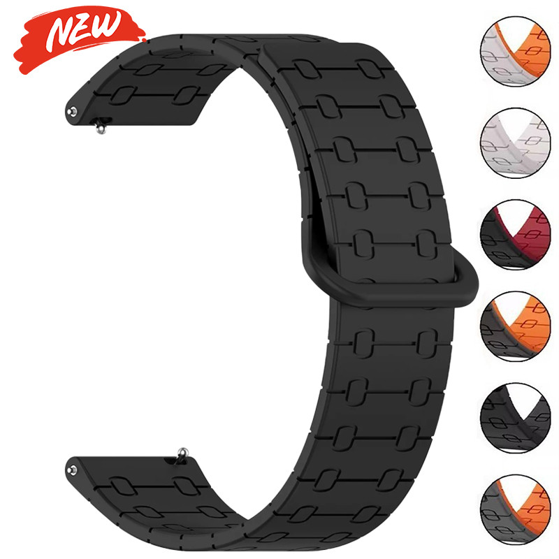 Dây đeo silicon từ tính 22mm cho Huawei Watch5 GT6 Pro GT5 Pro 46mm Dây đeo thể thao cho Redmi Watch
