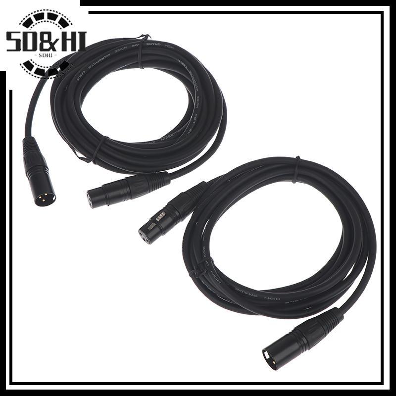 [SD & HI] Cáp DMX 3-PIN DMX512 Cáp LED PAR Đèn sân khấu DMX Dây tín hiệu DMX Thiết bị Dj Dòng tín hi