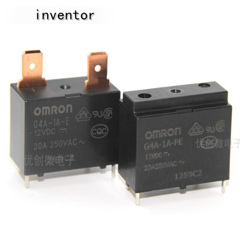 Rơ Le G4A-1A-PE E-CN-5V 12V 24VDC DC5V12V24V 4 feet 20A