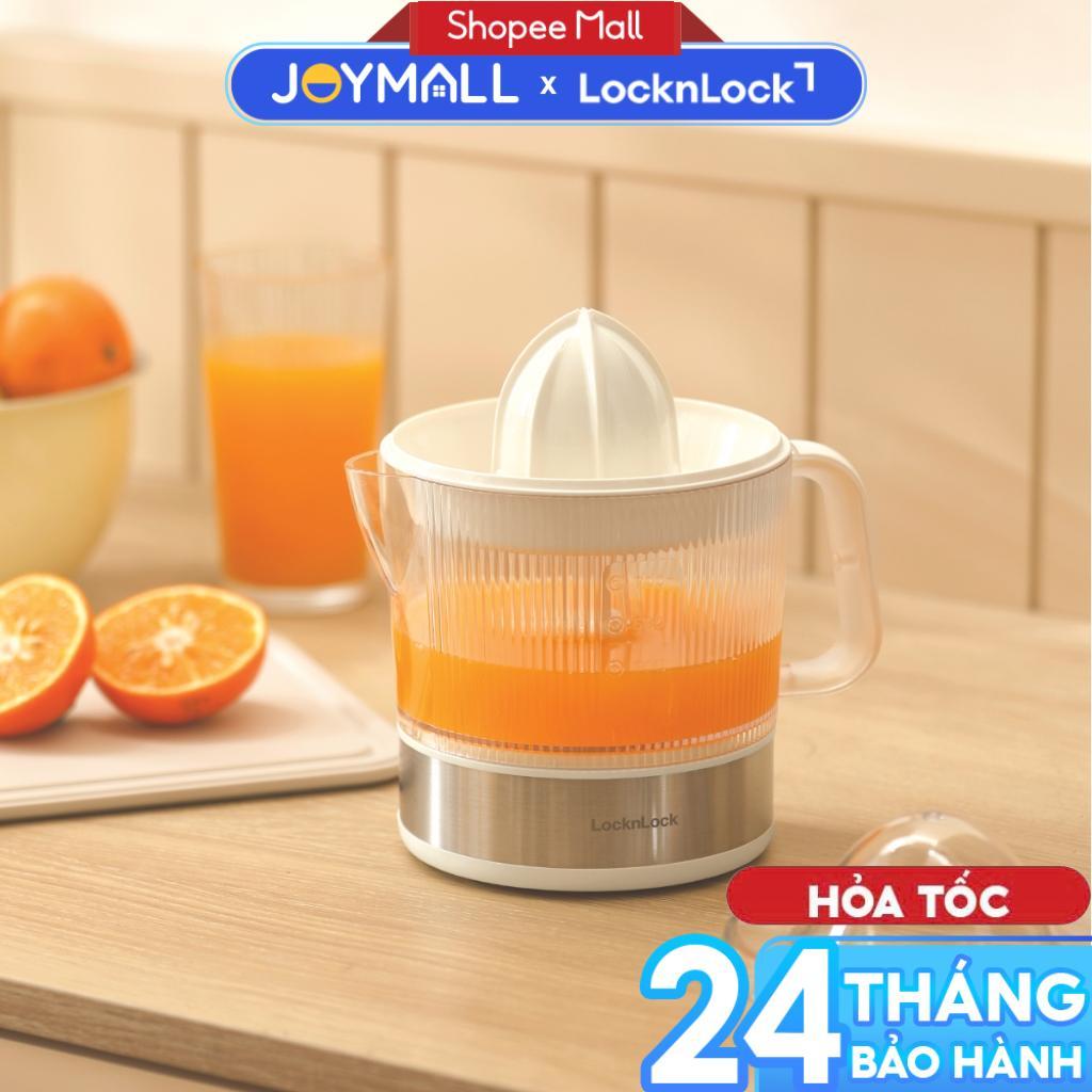 Máy Vắt Cam LocknLock EJJ244IVY 40W 700ml Màu Trắng Ngà, Hàng Chính Hãng, Xoay Ép 2 Chiều - JoyMall