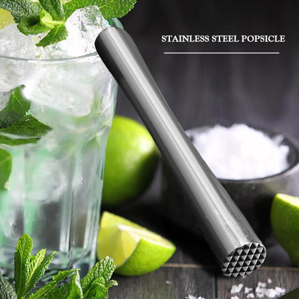 LATTICE Cocktail Muddler Barware Uống Khuấy Thép không gỉ Nghiền Búa