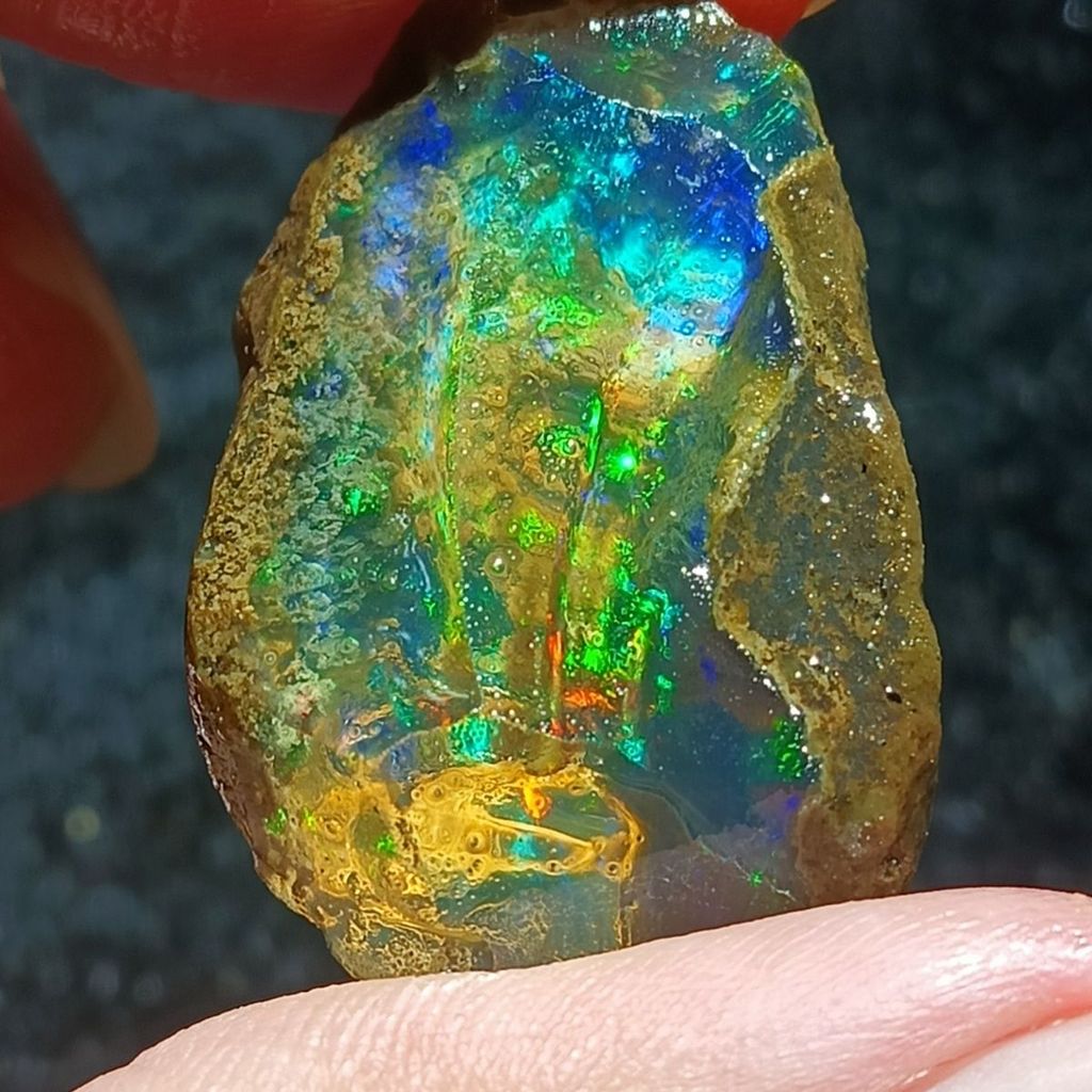 Màu Lửa Tự Nhiên Opal Đá Thô Opal Opal Opal Opal Opal Khoáng Pha Lê Quặng Giảng Dạy Mẫu Ngọc Pha Lê 