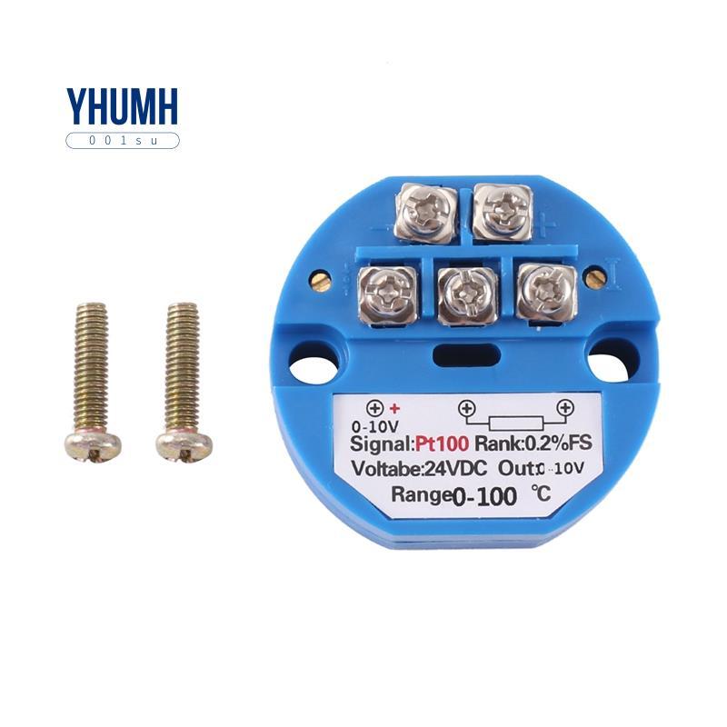 PT100 Loại sang 0-10V 0-100 độ RTD Đầu vào 0-10 một đầu ra DC24V Bộ phát nhiệt độ chịu nhiệt