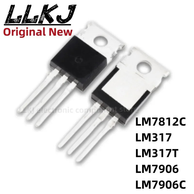 5 Chiếc LM7812C LM317 LM317T LM7906 LM7906C TO-220 Hiệu Ứng Trường Transistor